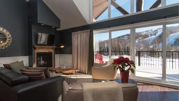 TV connectée, cheminée