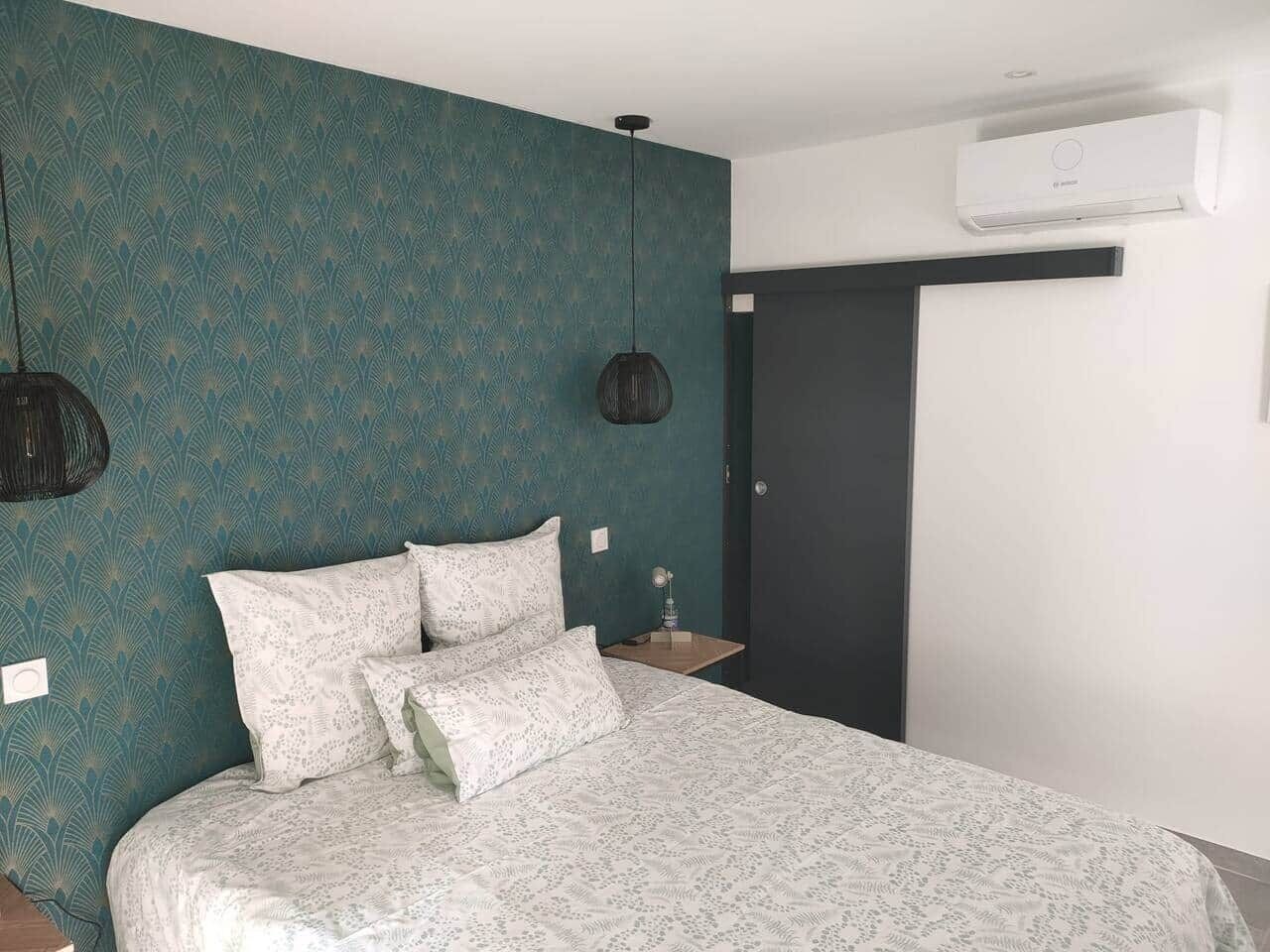 1 sovrum, strykjärn/strykbräda, wi-fi och sängkläder