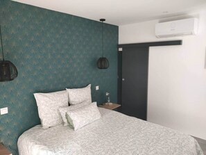 1 soverom, strykejern/-brett, wi-fi og sengetøy