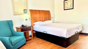 Blackout curtains, iron/ironing board, free WiFi, bed sheets