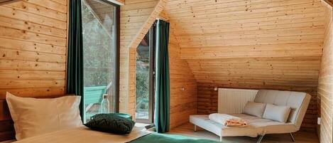 Familjerum för fyra - balkong - utsikt mot bergen | Gratis wi-fi