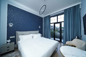 Chambre Double Standard, balcon, vue ville