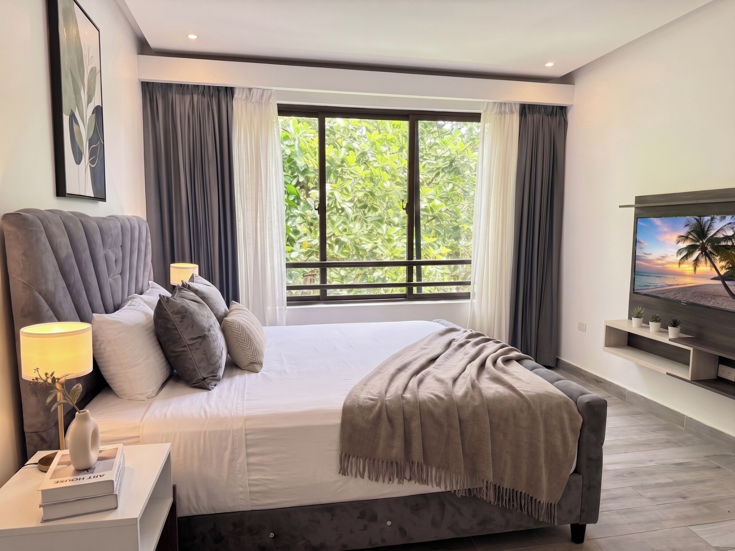 Wifi gratis y ropa de cama 