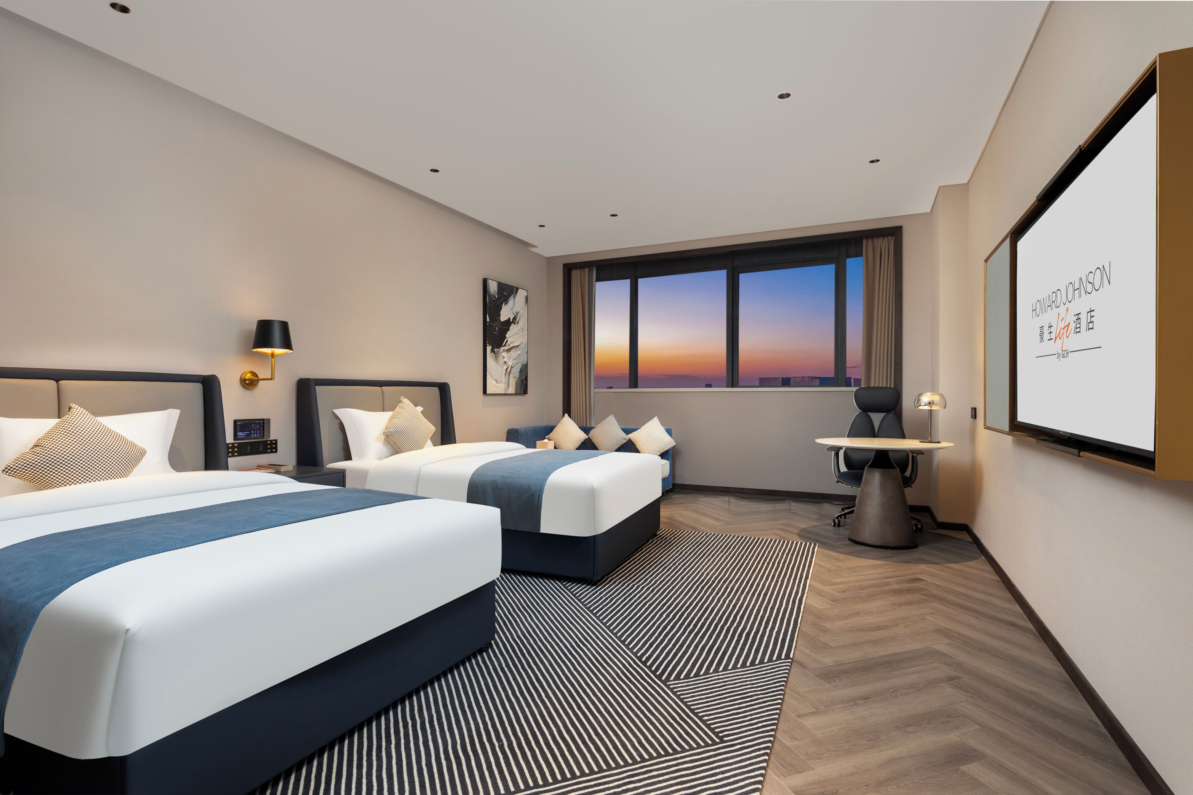 Deluxe Room, 2 Twin Beds, Smoking