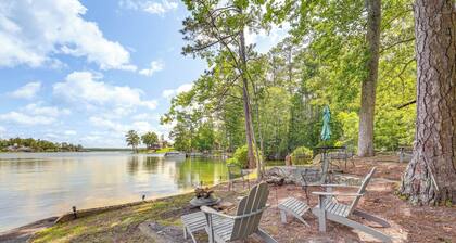 Dock + Stunning Views: Forested Lake Martin Cabin!