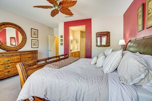 3 bedrooms, iron/ironing board, internet, bed sheets