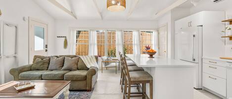 TV connectée, cheminée