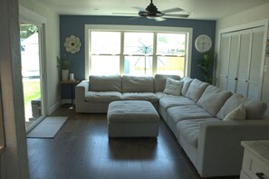 Smart-tv en een open haard