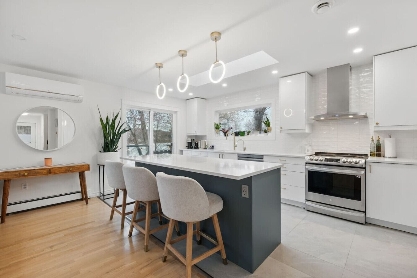 Kühlschrank, Ofen, Herdplatte, Geschirrspüler