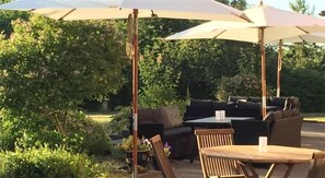 Terrace/patio - Hotel Strandlyst Badehotel (Hirtshals)