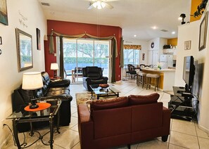 TV, table tennis, books