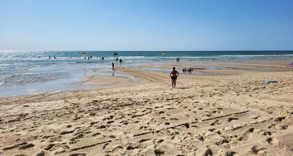 Chalet 2 steps from "l'île aux enfants" between nature and the ocean!