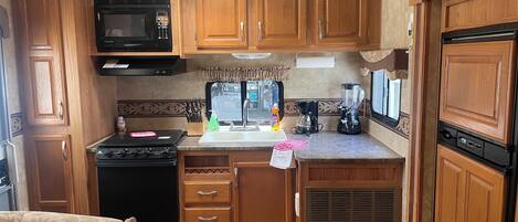 Microwave, oven, stovetop