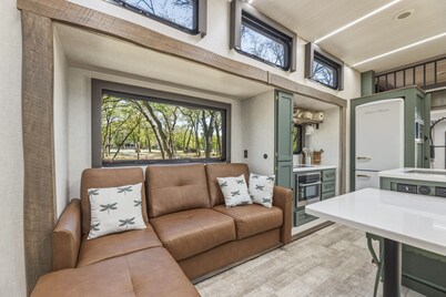 Private Lakeside RV Escape with Hot Tub, Multi-Level Deck, & Easy Water Access