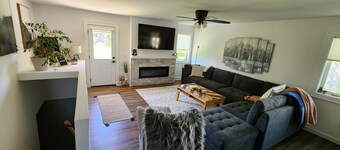 Brand New 3-bedroom Home in Random Lake with office, quick walk to the beach!
