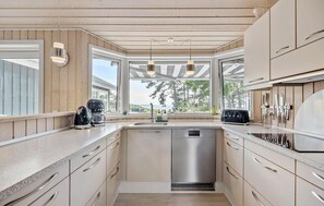 Kjøleskap, oppvaskmaskin og kaffetrakter/tekoker