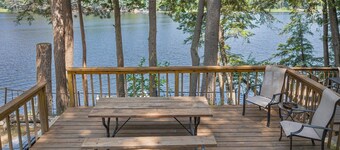 Lakefront Cabin Resort – 11 Bedrooms, 4 Cabins, Sleeps 25 – Lake Tomahawk, WI