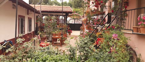 Comfort Quadruple Room, Multiple Beds, Patio, Garden View | Terrace/patio