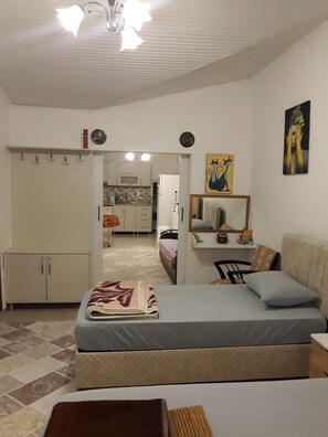 Laptop workspace, iron/ironing board - Günışığı Pansiyon &Apart (Mugla)