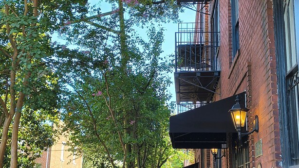Exterior - Charming Urban Oasis with Balcony in Savannah! (Savannah)