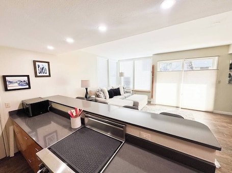 Interior. Chic Slopeside Ground Floor 1 Bedroom Condo