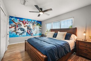 6 bedrooms, iron/ironing board, WiFi, bed sheets