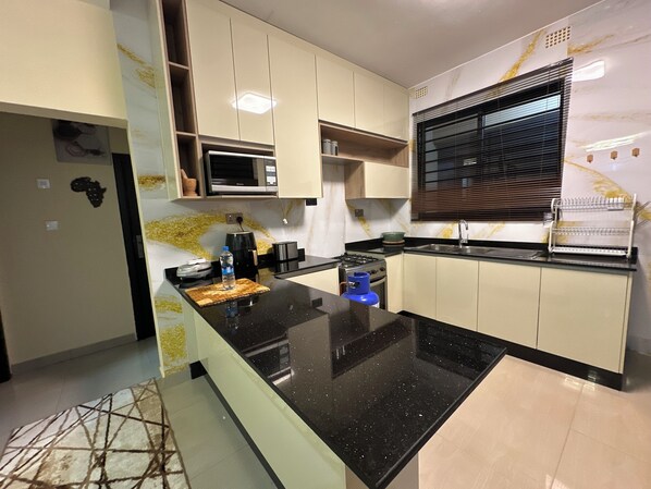 Apartment, 2 Bedrooms, Accessible, Smoking | Private kitchen - Executive Private Standing apt in Lusaka (Lusaka)