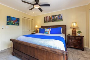 2 bedrooms, iron/ironing board, free WiFi, bed sheets
