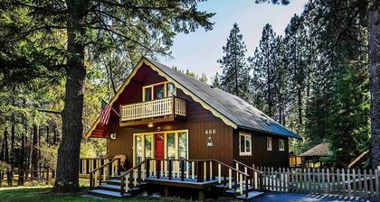 Chalet at the base of Schweitzer Mountain