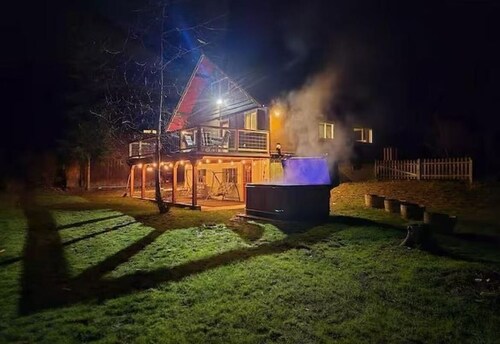 Chalet at the base of Schweitzer Mountain