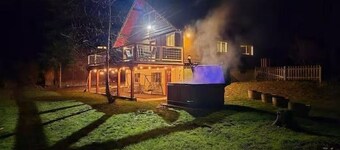 Chalet at the base of Schweitzer Mountain
