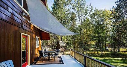Chalet at the base of Schweitzer Mountain
