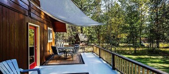 Chalet at the base of Schweitzer Mountain