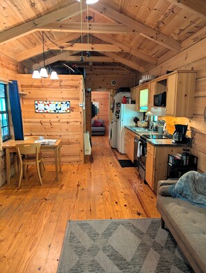 Interior - Big Pine Hideaway, a 2 Bedroom Cabin with Hot-tub and A/C (Marshall)