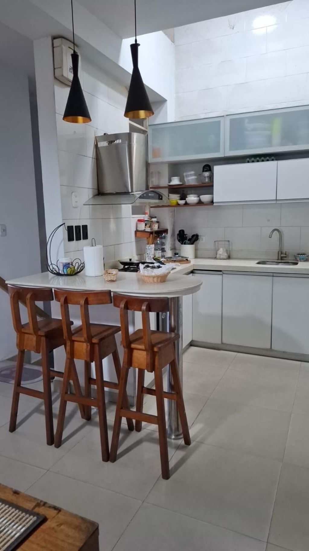 Microondas y placa de cocina