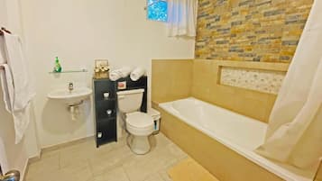 Shower, toilet paper