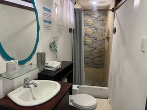 Douche, papier toilette