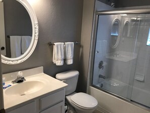Hair dryer, towels