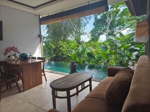 Living area - De Cupit Villa Ubud (Abiansemal)