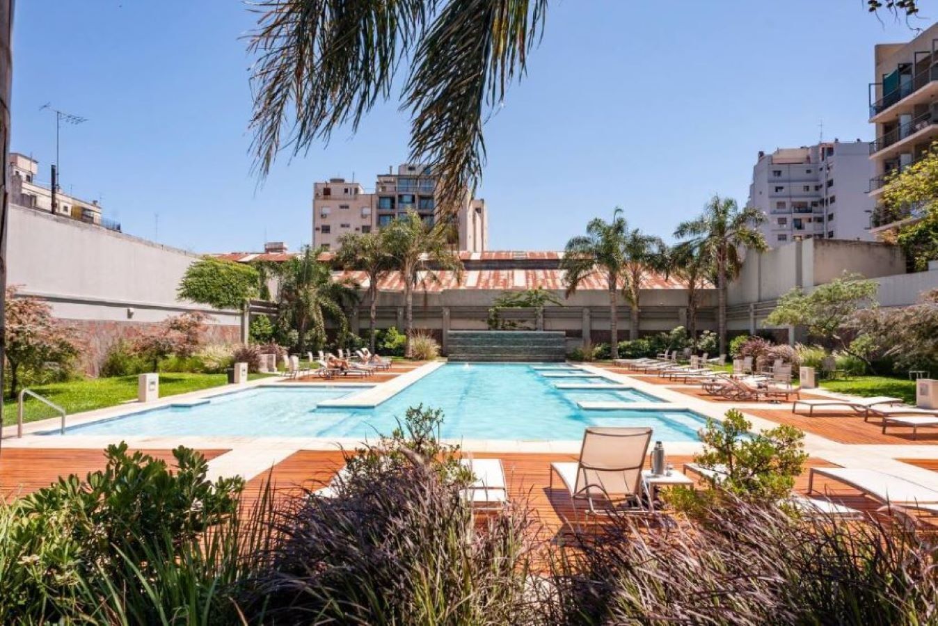 Indoor pool, outdoor pool