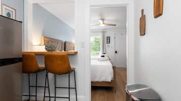 1 bedroom, iron/ironing board, travel crib, free WiFi