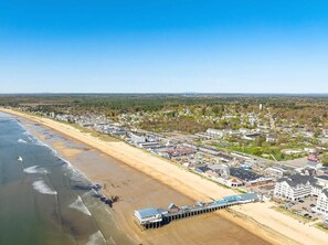Vlak bij het strand