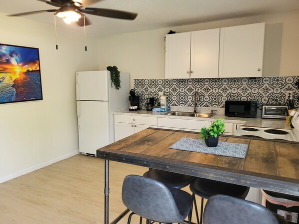 Microwave, oven, stovetop