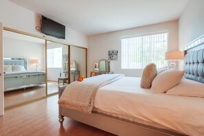 2 dormitorios, tabla de planchar con plancha, wifi gratis y ropa de cama