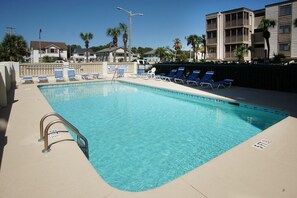 Pool - Oceanfront Luxury at Crescent Towers I 401 – Your Stylish 3BR Beach Getaway in North Myrtle Beach! (North Myrtle Beach)