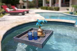 Outdoor pool - Private Tropical Escape in Palm Beach - Luxury Pool Villa - amazing views! (Noord)