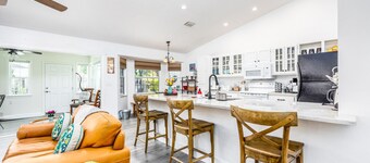 Spacious Outdoor Seating, Beautifully Decorated, Prime Features