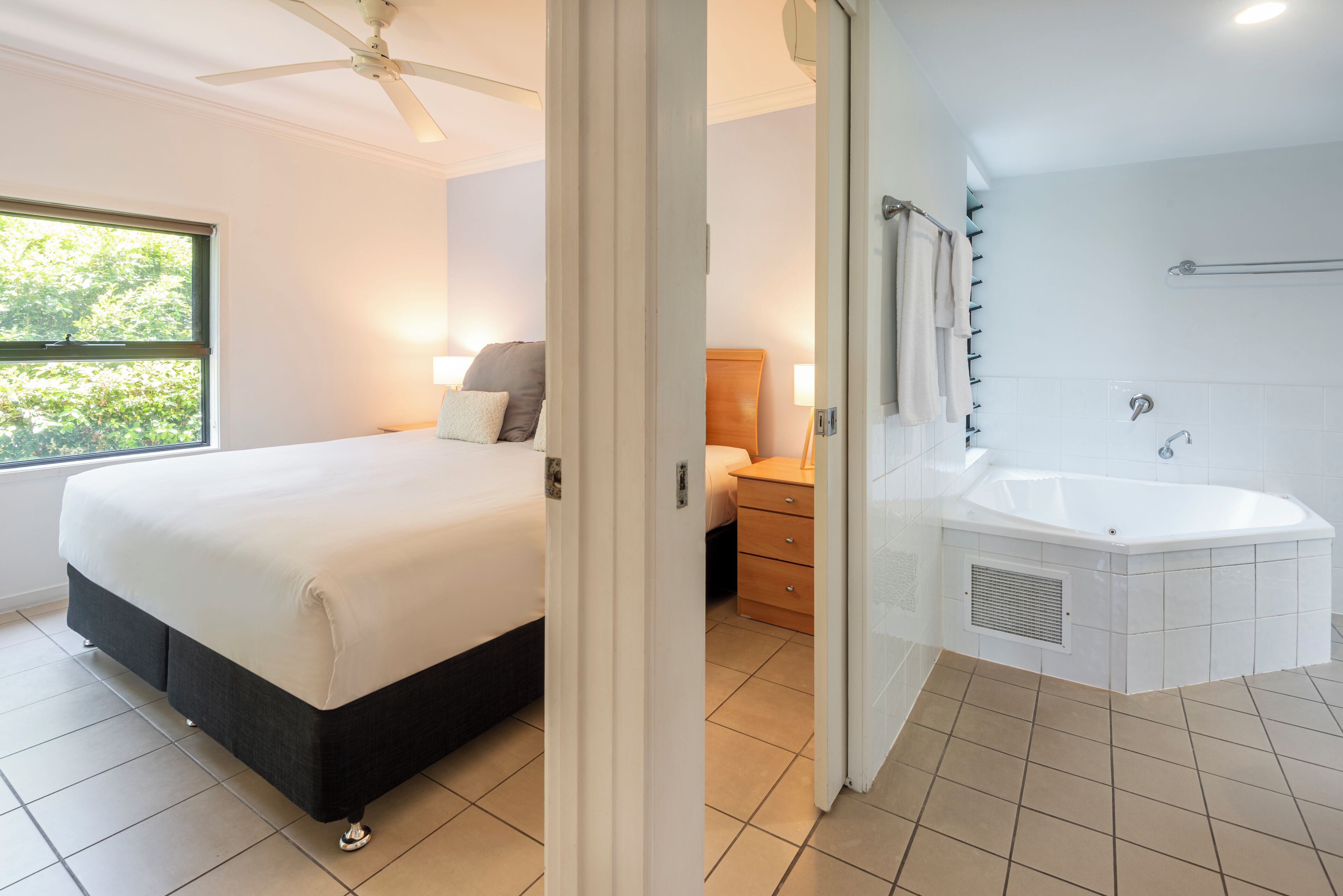 2 habitaciones y ropa de cama 