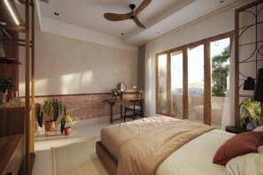 Habitació individual Deluxe, balcó, vistes a la ciutat | Terrassa o pati