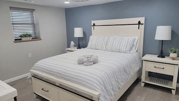 2 bedrooms, iron/ironing board, travel cot, free WiFi